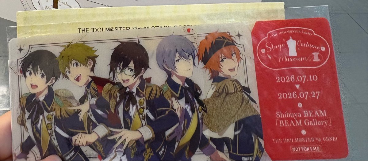 p_hnh's tweet photo. 【交換】アイドルマスターSideM 衣装展 特典 チケット

譲→High×Joker
求→もふもふえん

本日現地付近で交換希望です。15時まで検索からでもお気軽にお声掛けください。 https://t.co/qlxOxOH3WV