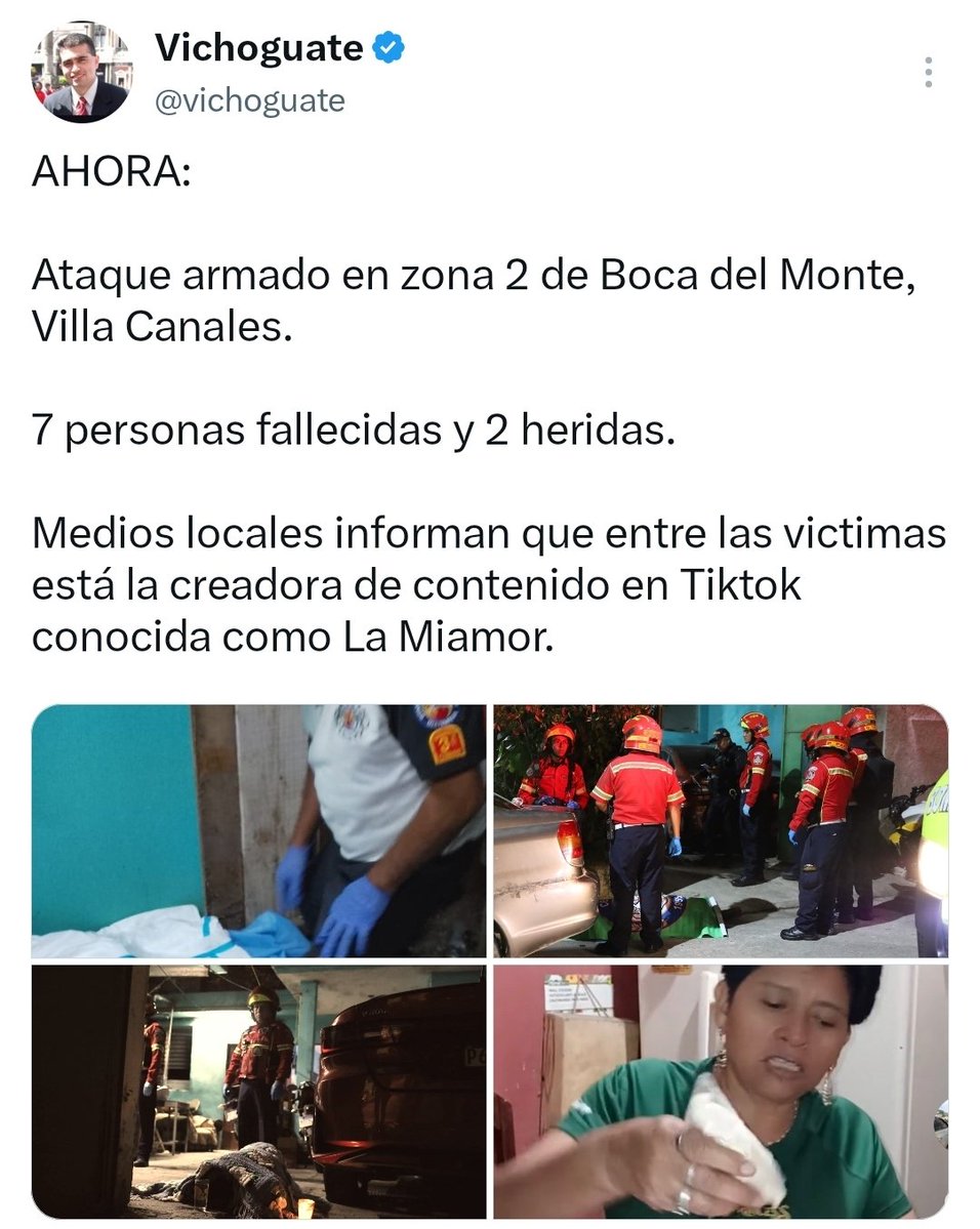foppaguate's tweet photo. 3 balaceras en puntos de pandillas en menos de una hora, el saldo de momento 7 fallecidos y 6 heridos.
Noche de sábado sangrienta y las fuerzas de seguridad brillan por su ausencia.

Reportes de @vichoguate https://t.co/It9Np4vZAH