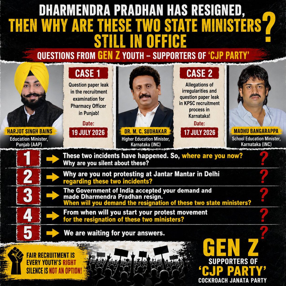 05_srinjoy's tweet photo. Resignation ?? https://t.co/nT8KFbs2C4