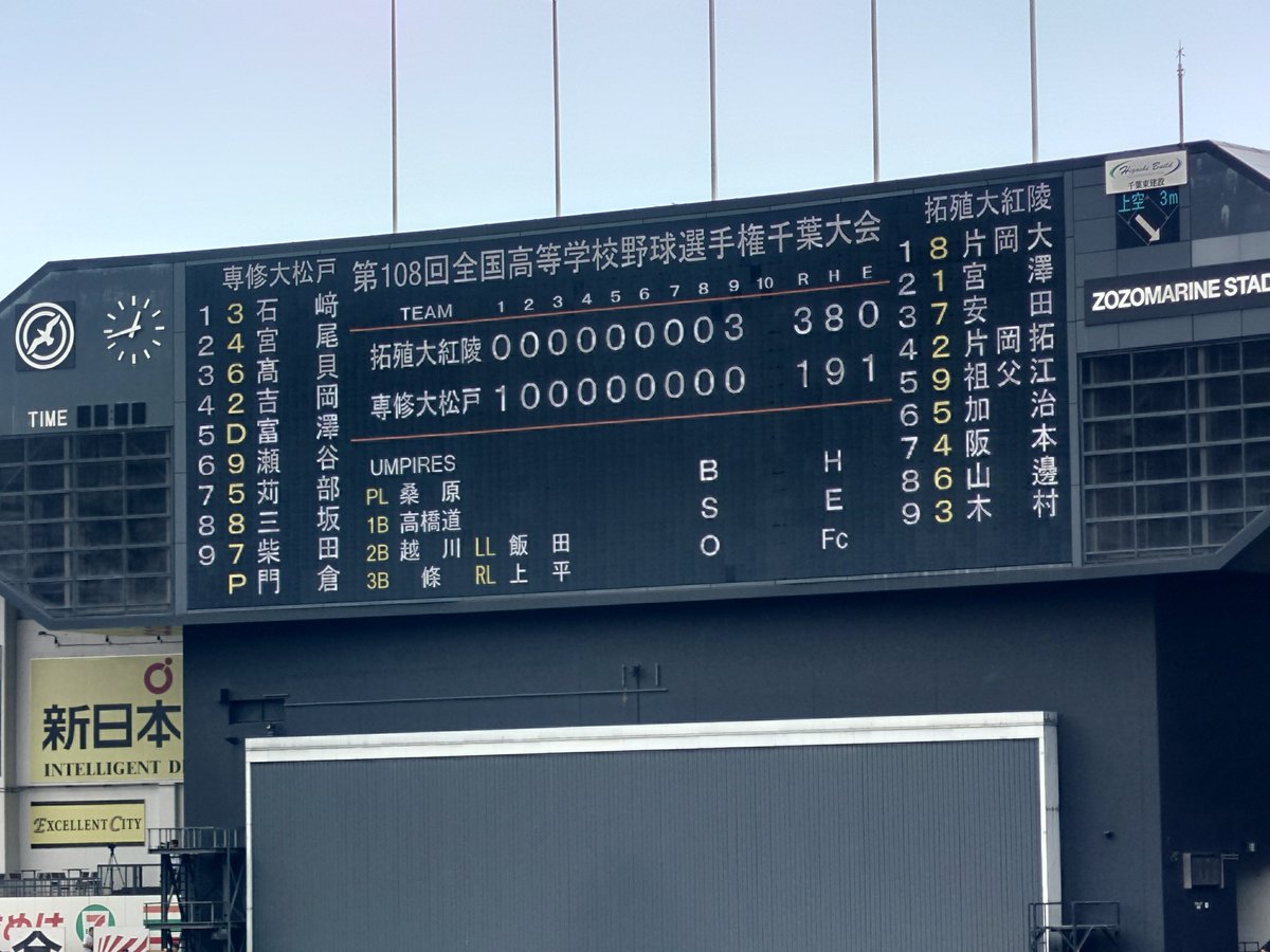 utahimeRW's tweet photo. 拓大紅陵、甲子園へ！！
激アツ、胸アツの試合でした。
１点を追う９回の攻撃。
逆転３ランホームランが勝負を決めました。
一塁側大発狂、深紅の誇り大合唱でした。

専大松戸ナインもお疲れ様でした！

#拓大紅陵
#チバナツ
#熱球千葉 https://t.co/kmP6WiUxnt