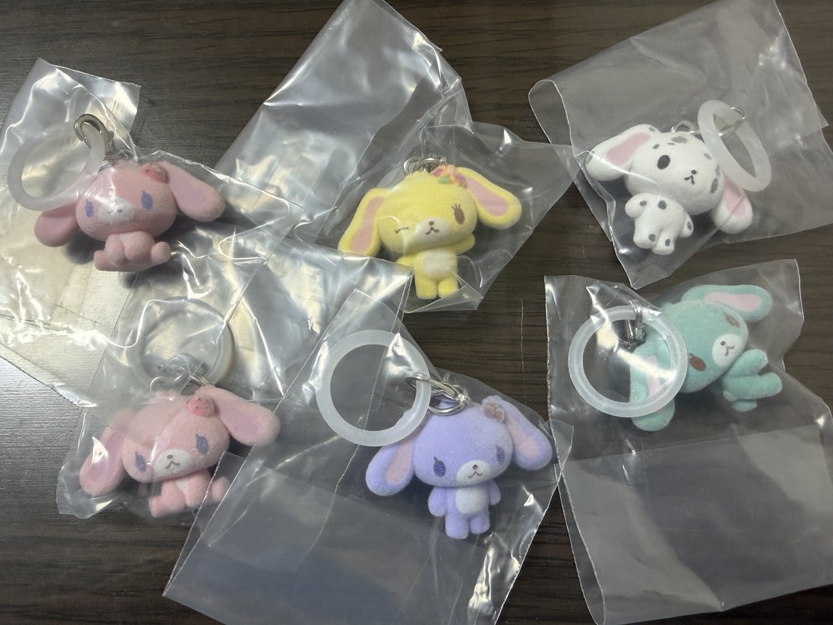 pampkin_78's tweet photo. 昨日、初めてシュガバニのガチャまわせた人に２セットコンプはハードモード過ぎるのでは😭
がんばります… https://t.co/lHArTbWE4i