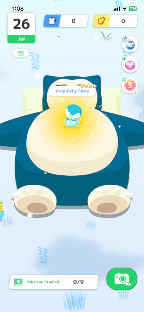 reihnsn's tweet photo. Oh my Arceus!!! Finally!!! Shiny Piplup!!!😭😍🩵 Happy #PokemonSleep3rd !!! 🥹🫶✨ https://t.co/BVsHSXQkEw