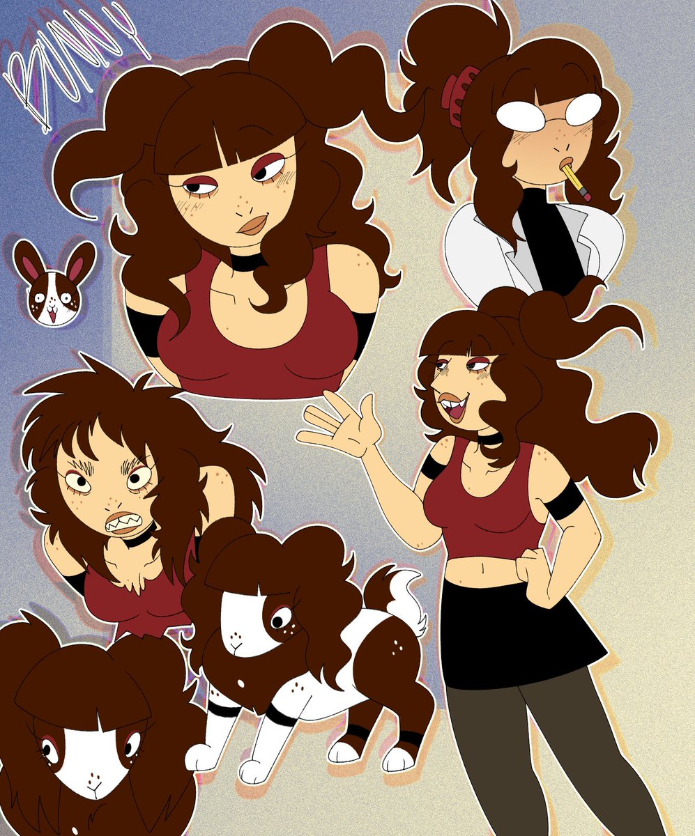 MortisFox's tweet photo. dump of some of my art of my #chinail sona https://t.co/45hiTaxMwM