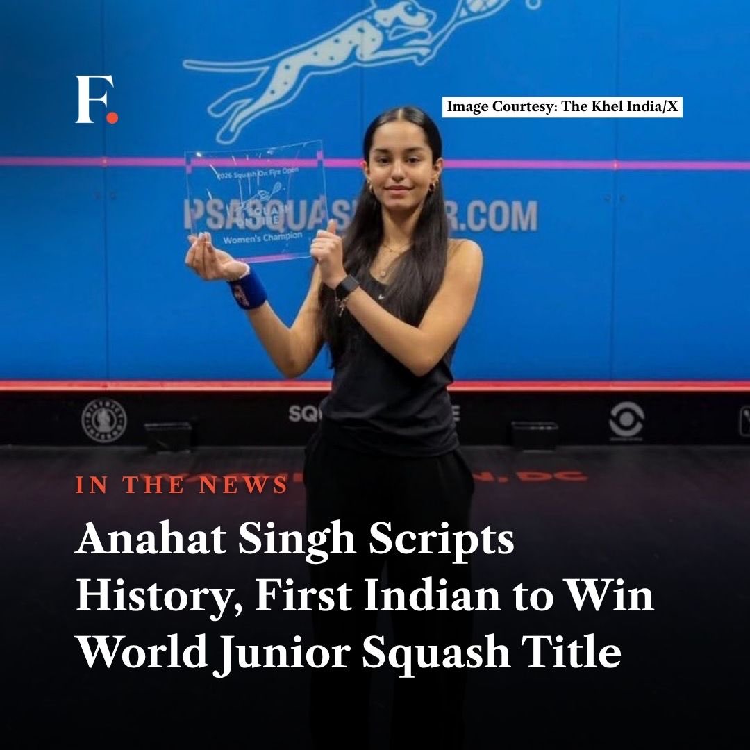 _Nitin89's tweet photo. We’ve seen so many young Indians making their mark across different sports lately, and it’s genuinely exciting.

Anahat Singh becoming the first Indian ever to win the World Junior Squash Championship is one of those achievements that could inspire an entire generation of players.

Congratulations, @Anahat_Singh13 

Here’s to many more milestones ahead. 🇮🇳