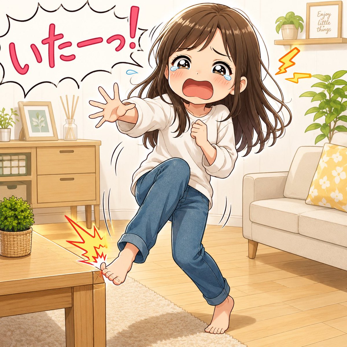 MARO_EMON's tweet photo. 爪先をぶつけて悶絶

#ctyfm
#ラジオパーソナリティ
#藤田綾乃
#痛い思い https://t.co/KDC6mExH0q