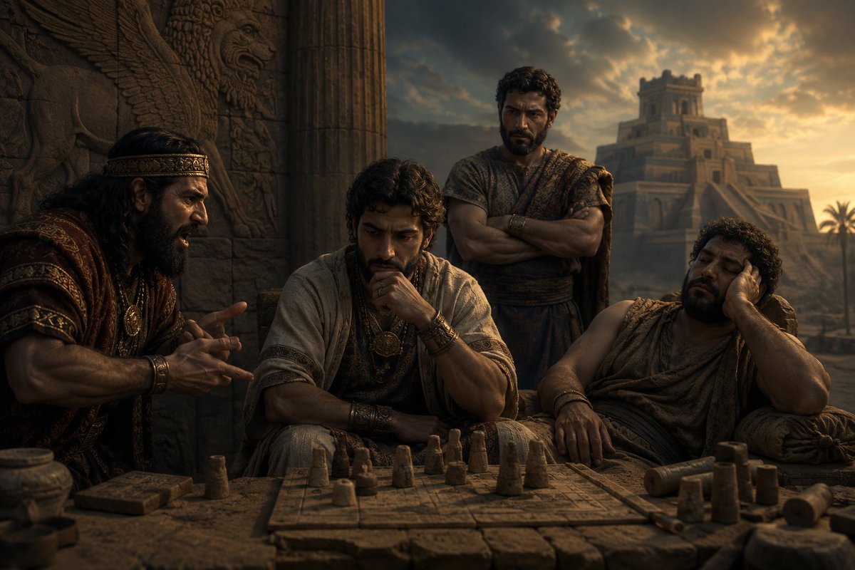 GilgameshIQ's tweet photo. حكمة بابلية:

"إيّاك أن تتخذ قرارًا مع مثيرٍ للمشاكل، أو تتشاور مع الكسول وعديم المسؤولية، فمهما كانت نيتك طيبة، ستجد نفسك تنحرف عن طريقك وتنضم إلى صفهم، ويضيع منك صفاء فكرك وحكمتك مهما كانت رصينة."

Babylonian wisdom:

"Never make a decision with a troublemaker, nor seek counsel from the lazy or the irresponsible. For no matter how good your intentions are, you will find yourself straying from your path and joining their ranks, losing the clarity and wisdom of your mind, no matter how sound it once was."

 .