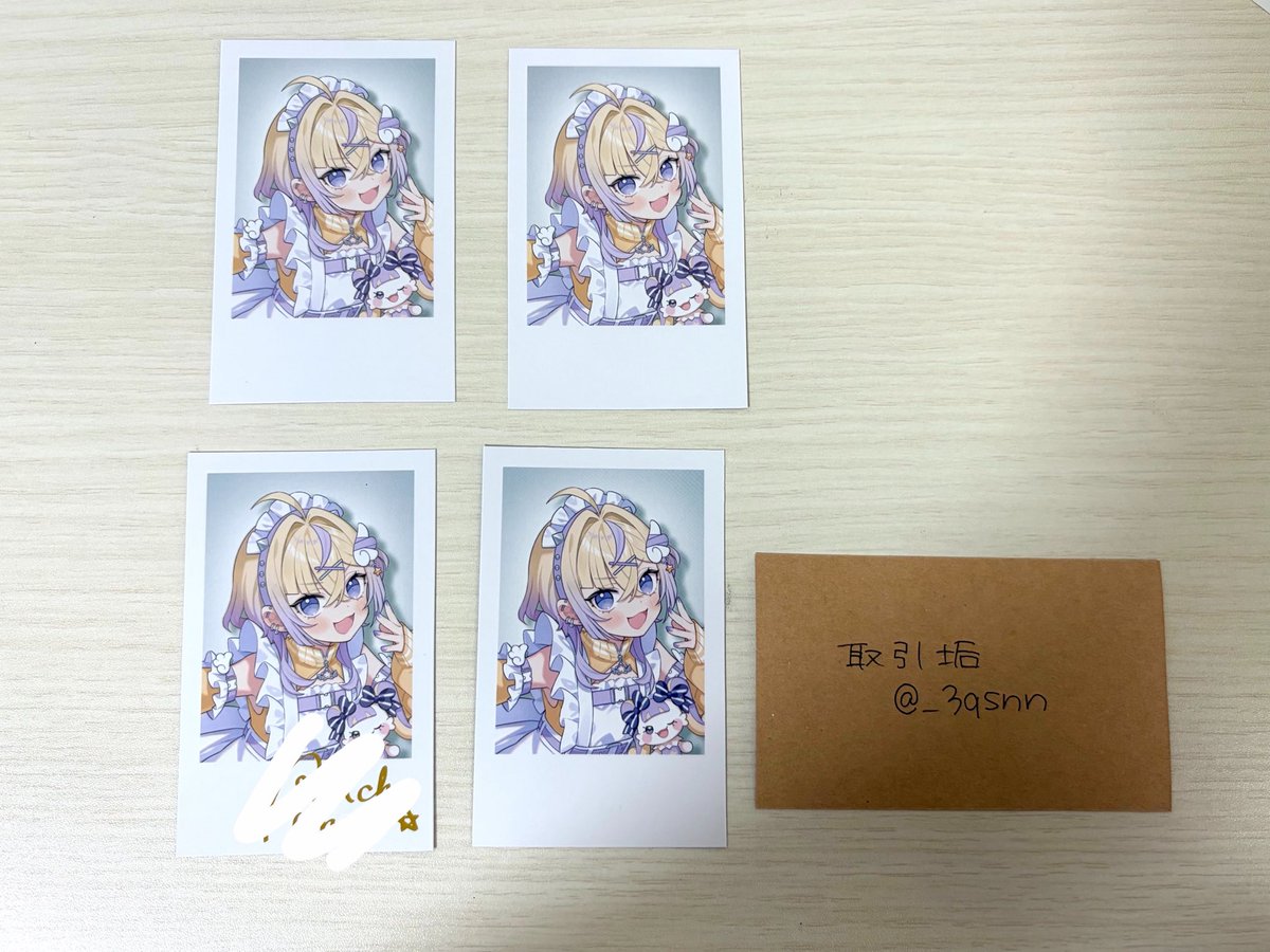 _3qsnn's tweet photo. にじさんじ ぽっぷんパーラー ぽぷぱら ランダムチェキ風カード 交換

【譲】💛 N3 R1
【求】同種🩷

郵送でのお取引希望です。
お気軽にお声掛けください🙂‍↕️ https://t.co/e1IzyzAPev