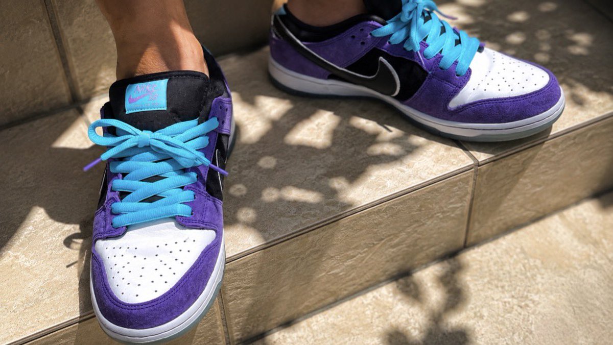 histy91_'s tweet photo. Today’s kicks. 💜🩵
#NikeSB #SBDunk #OnFeet #WDYWT #Sneakerhead #KOTD #Sneakers https://t.co/Z53tO3vHUe