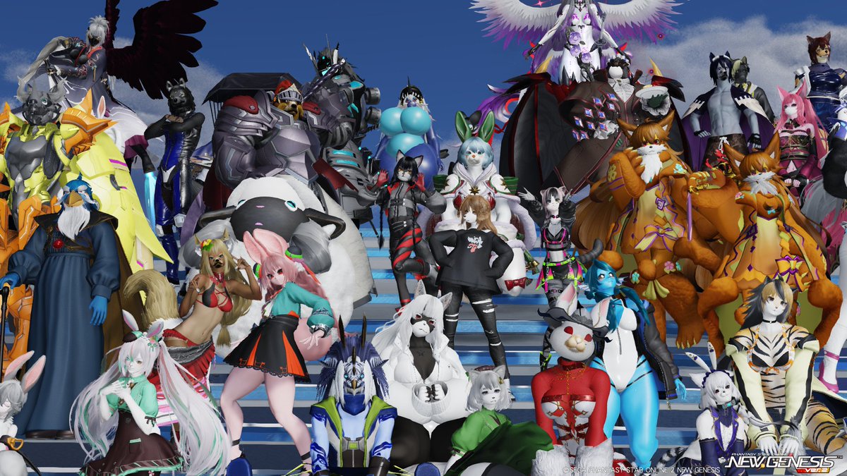 SuperKdai's tweet photo. #獣人集会
集合SS https://t.co/NK9p8zZcAS