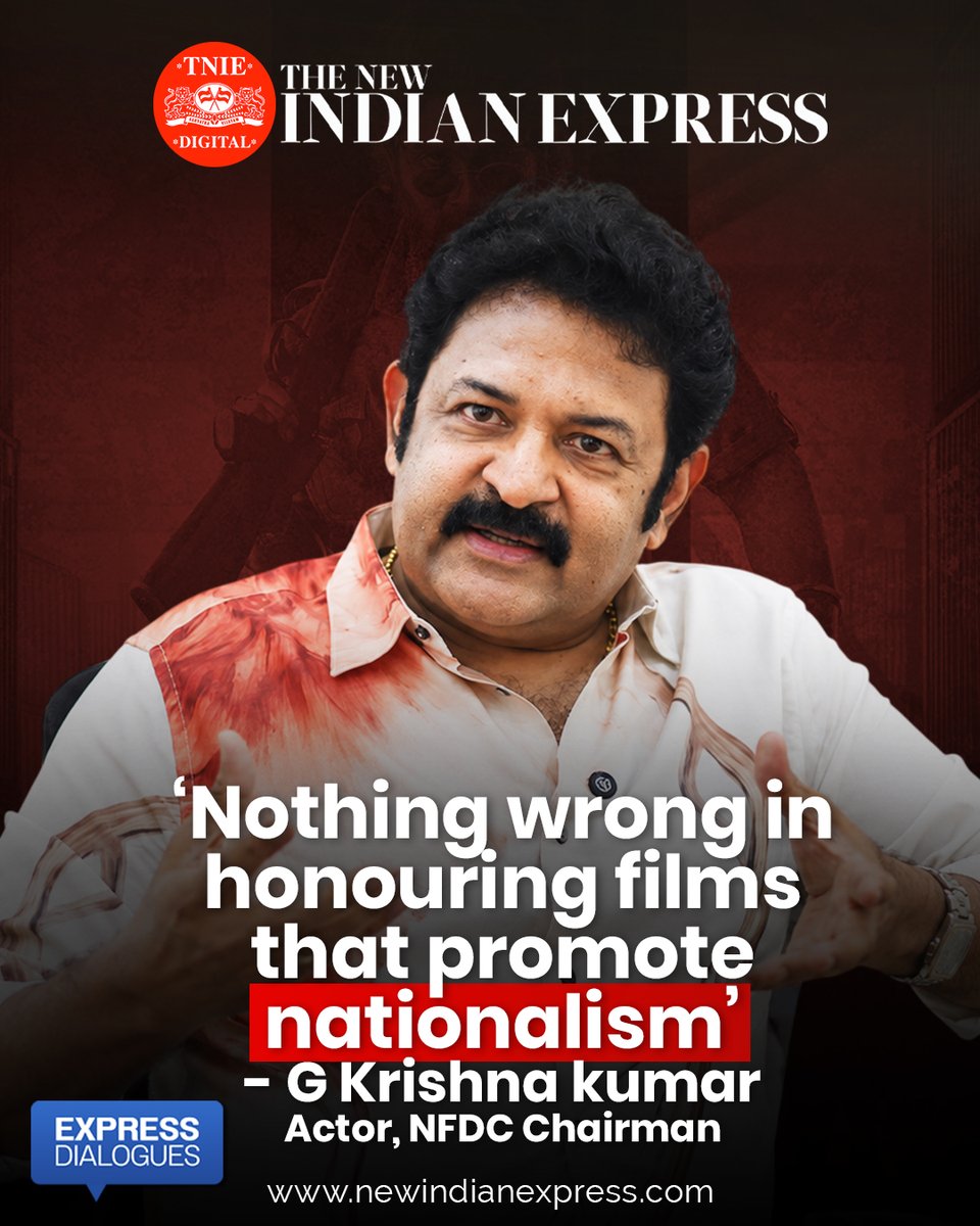 xpresskerala's tweet photo. In a candid chat with TNIE, Krishnakumar discusses his vision for NFDC, joining the BJP, his rapport with PM Narendra Modi, and the cyberbullying targeting his family.
🔗https://t.co/GzgvBvD0t8
@PrabhuChawla @BJP4Keralam @BJP4India #GKrishnakumar #Interview #ExpressDialogues https://t.co/8Bb6PehBoO