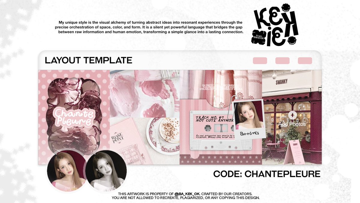 BA_KEK_OK's tweet photo. template layout #bealanja 

layout a-na, stella, zhao lusi, wonyoung, zhang ruonan, tian xiwei, xu ruohan, bao shangen (sisanya di atas) https://t.co/xEOaxYXAEL