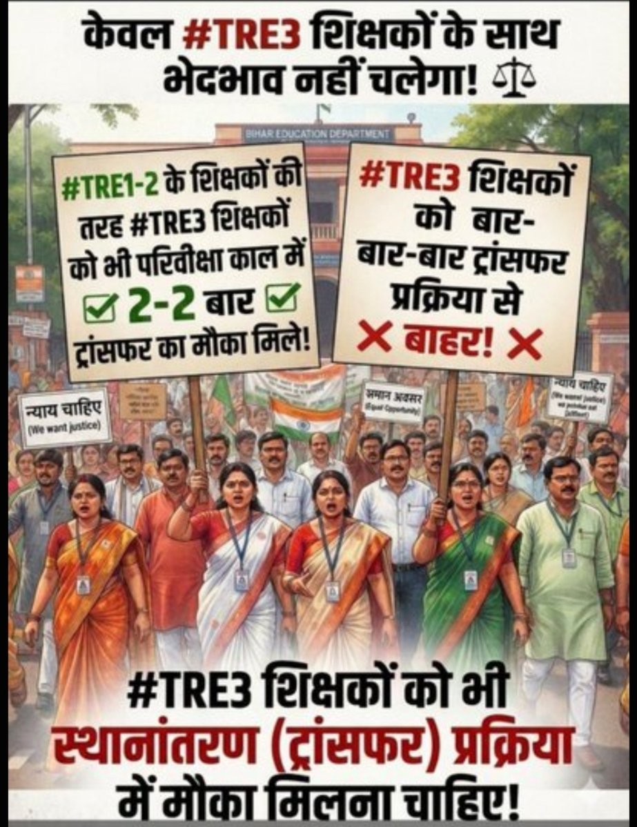 AM0529833652001's tweet photo. #TransferForTRE3
@samrat4bjp @amitkvikram @RajnishJhakumar @KashishBihar @News18Bihar @mkrtiwari_bjp https://t.co/9Q2d0ZsU73