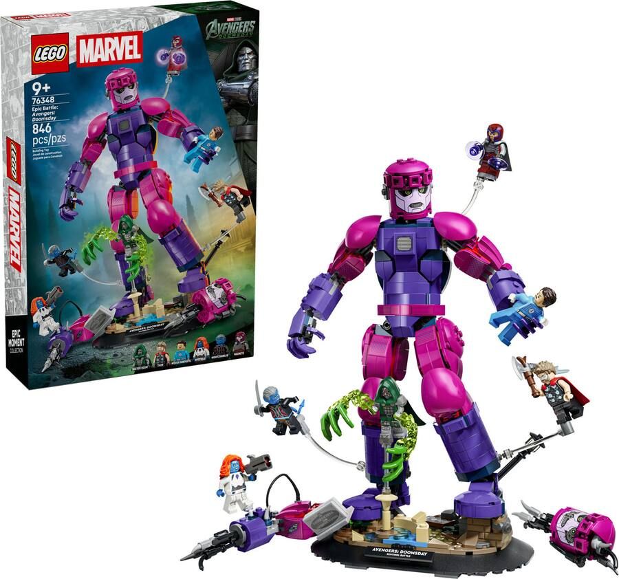 Wario64's tweet photo. LEGO Avengers: Doomsday sets up for preorder at Best Buy:

New Avengers Tower $109.99 https://t.co/UTs7l2ar2a 
Epic Battle $99.99 https://t.co/gIxIWTorXE 
Quinjet $59.99 https://t.co/SSPXbn9DXu #ad https://t.co/5PJyOtyQsl