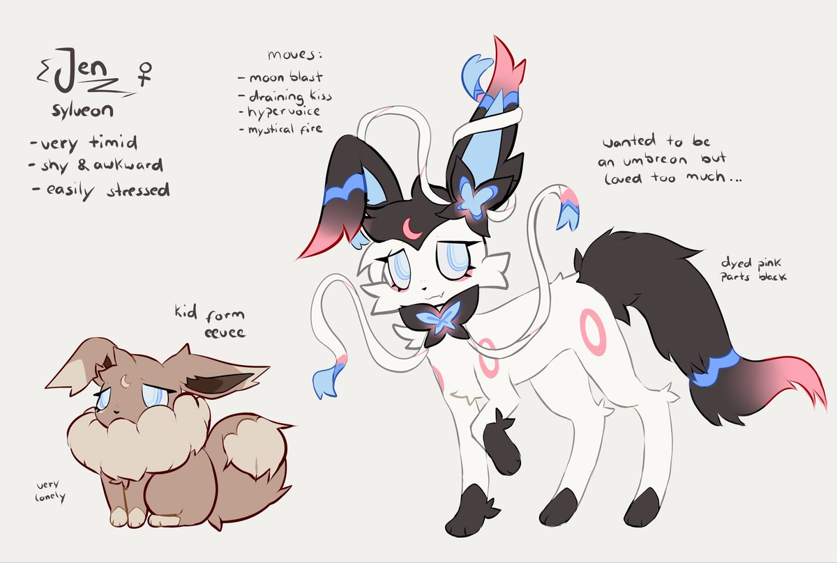 LucielaCaelum's tweet photo. Sylveon oc https://t.co/pe8kWRufiH