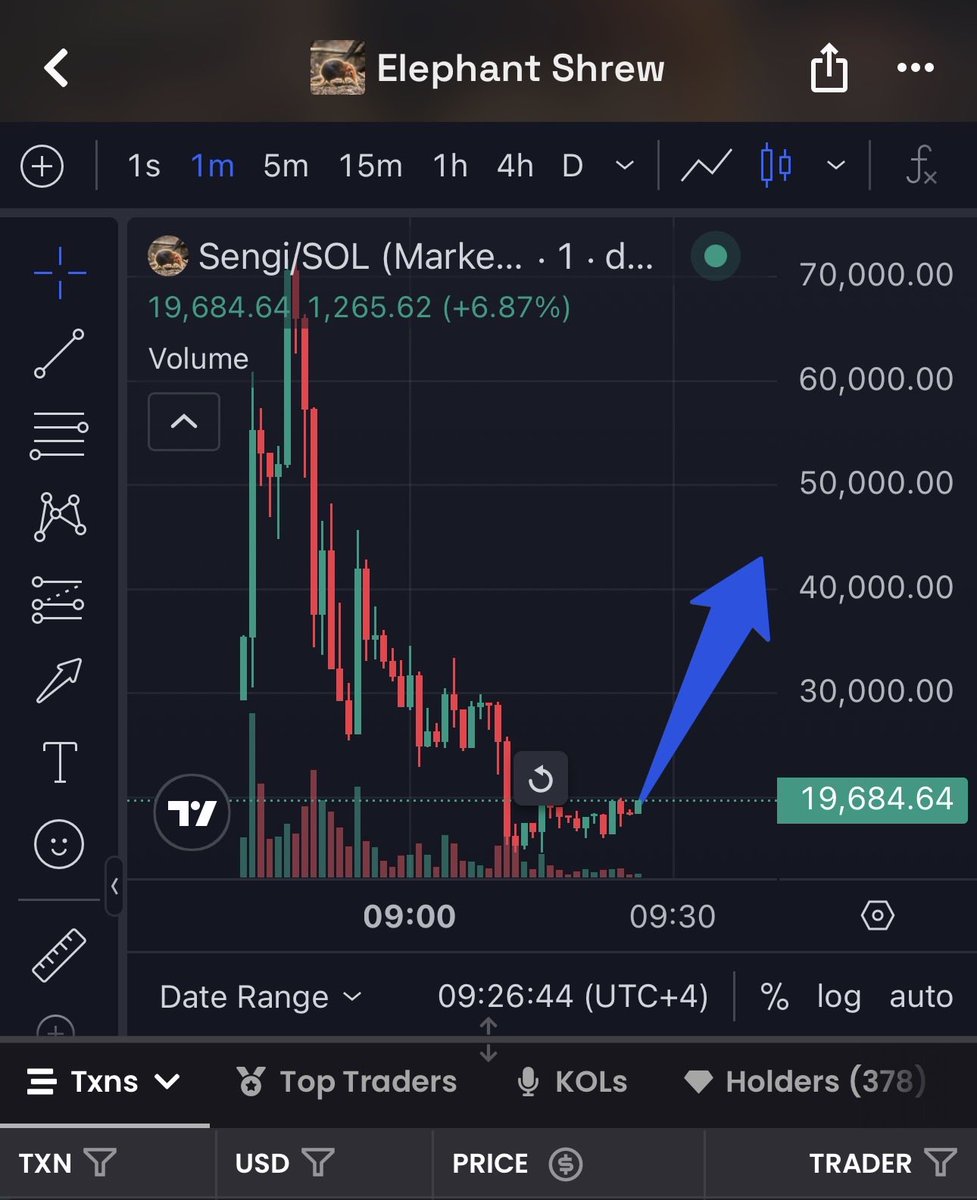 GaxaGaxa89's tweet photo. From here it’s only #Higher

$Sengi https://t.co/SkVBwE3AB8