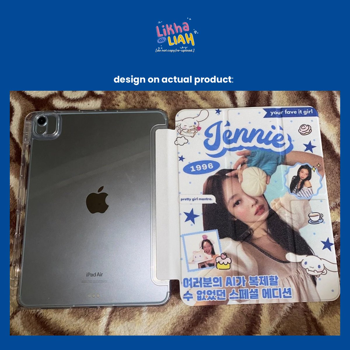 likha_ni_liah's tweet photo. yohoo dito ang tingin!! 👀

here’s my recent design for a blink client + the design on her ipad case mismo (supeeerr cute aaa🥹) 

for edit/layouts, shoot a DM lang ^^ https://t.co/DmfZigCZwg