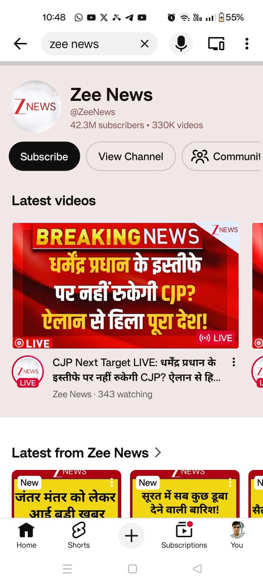 anoop219's tweet photo. Today I unsubscribed and unfollowed @ZeeNews, @aajtak, @indiatvnews and @republic from all social media platforms.

Credibility is earned through fearless and independent journalism. When I no longer trust a news source, I choose not to support it.

#cjp #genz #jantarmantar https://t.co/NS9LWEDlUP