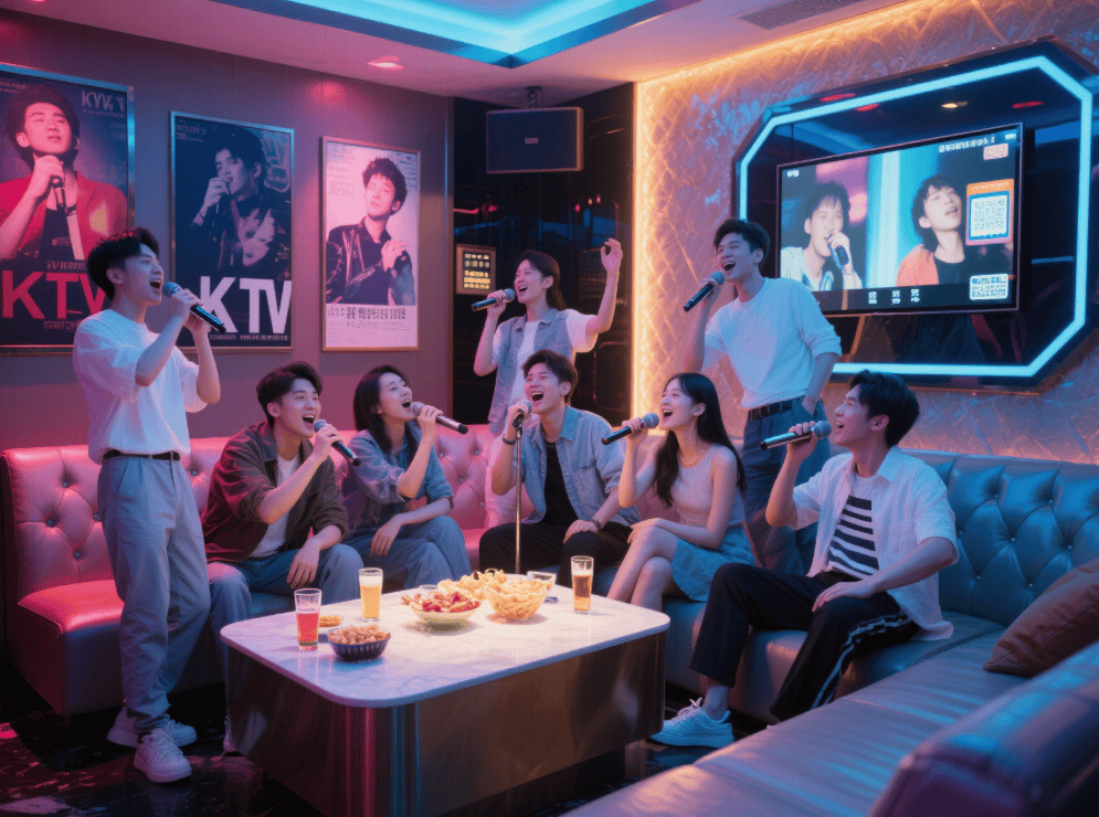 AngilaSyra9r's tweet photo. 加班的疲惫？工作的压力？都抛到KTV嗨唱！麦霸就位，歌词接力，把所有情绪都融进歌声里，今晚做自己的K歌之王 https://t.co/EEDrkZQW5e