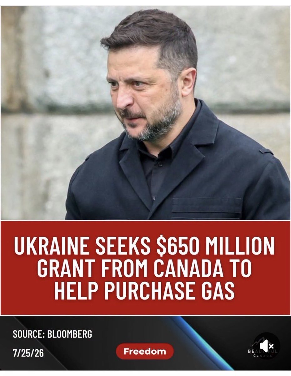 CWels43615's tweet photo. Enough is Enough, this is more money laundering, this has to stop !! 
Denys Shmyhal Ukraine's Minister of Energy held an online meeting with Tim Hodgson, Canada’s Minister of Energy and Natural Resources. 

The parties discussed cooperation in the gas and nuclear energy sectors, the prospect of a 30-year strategic agreement, the supply of Canadian LNG, and possible direct grant support for Ukraine’s gas purchases ahead of the coming winter.

Ukraine is proposing a 30-year strategic energy agreement with Canada to create an "energy security bridge" focused on Canadian liquefied natural gas (LNG) supplies, small modular reactors (SMRs), and winter gas storage.

- Proposed Agreement Details Energy Bridge: Focuses on long-term Canadian LNG delivery to bolster Ukraine's energy security.

- Nuclear Cooperation: Integrates Canadian expertise in small modular reactors (SMRs).

- Gas Storage: Invites Canadian suppliers to utilize Ukraine's underground storage facilities.

Immediate Financial and Material SupportWinter Gas Grant: 

- Discusses a potential $650 million direct grant from Canada to help Ukraine purchase gas.

Equipment & Grid Repair: Ongoing Canadian funding contributions directed to the Ukraine Energy Support Fund to restore damaged grid infrastructure.

Sources: National Post, Bloomberg News

#Godkeepourland #Canada #Freedom