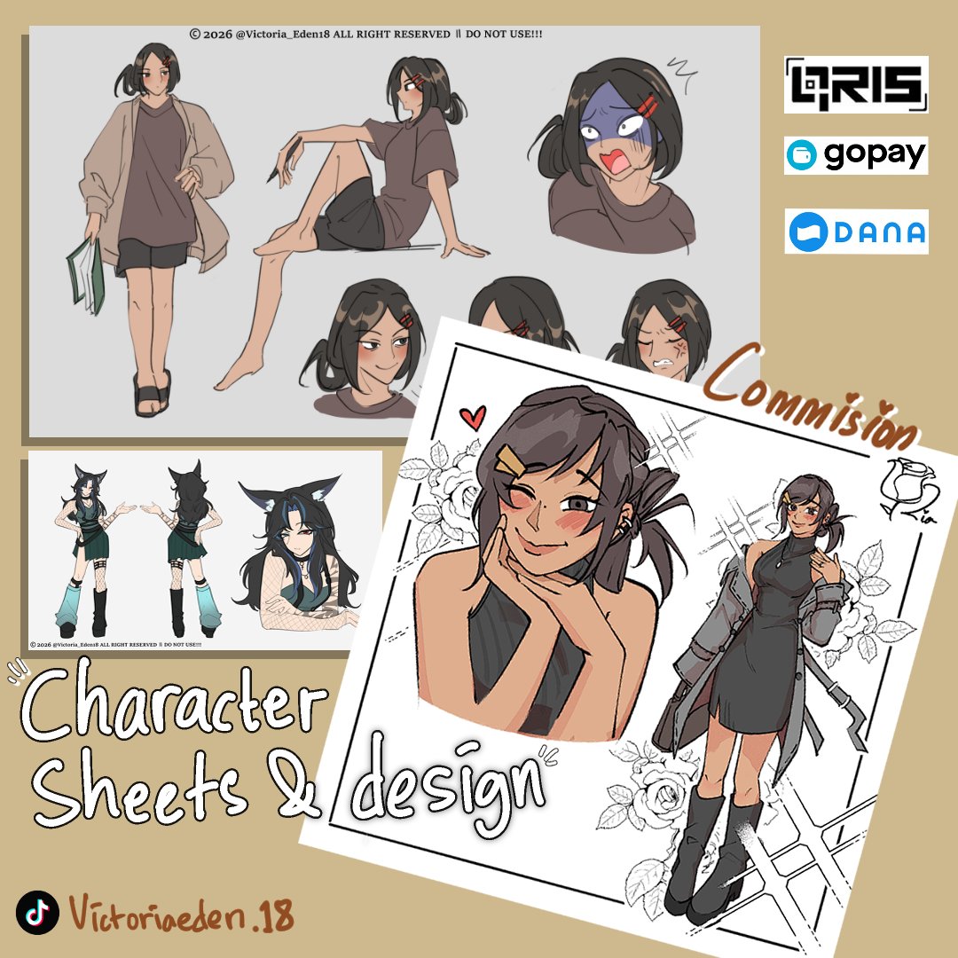 Victoria_Eden18's tweet photo. ❤️🔁 are really appreciated!🌹

📍Commission open 
Character design &amp; sheets
.
.
.
~Threads~
#artcommission #charactersheets #characterdesign https://t.co/tRZDP5DzTR