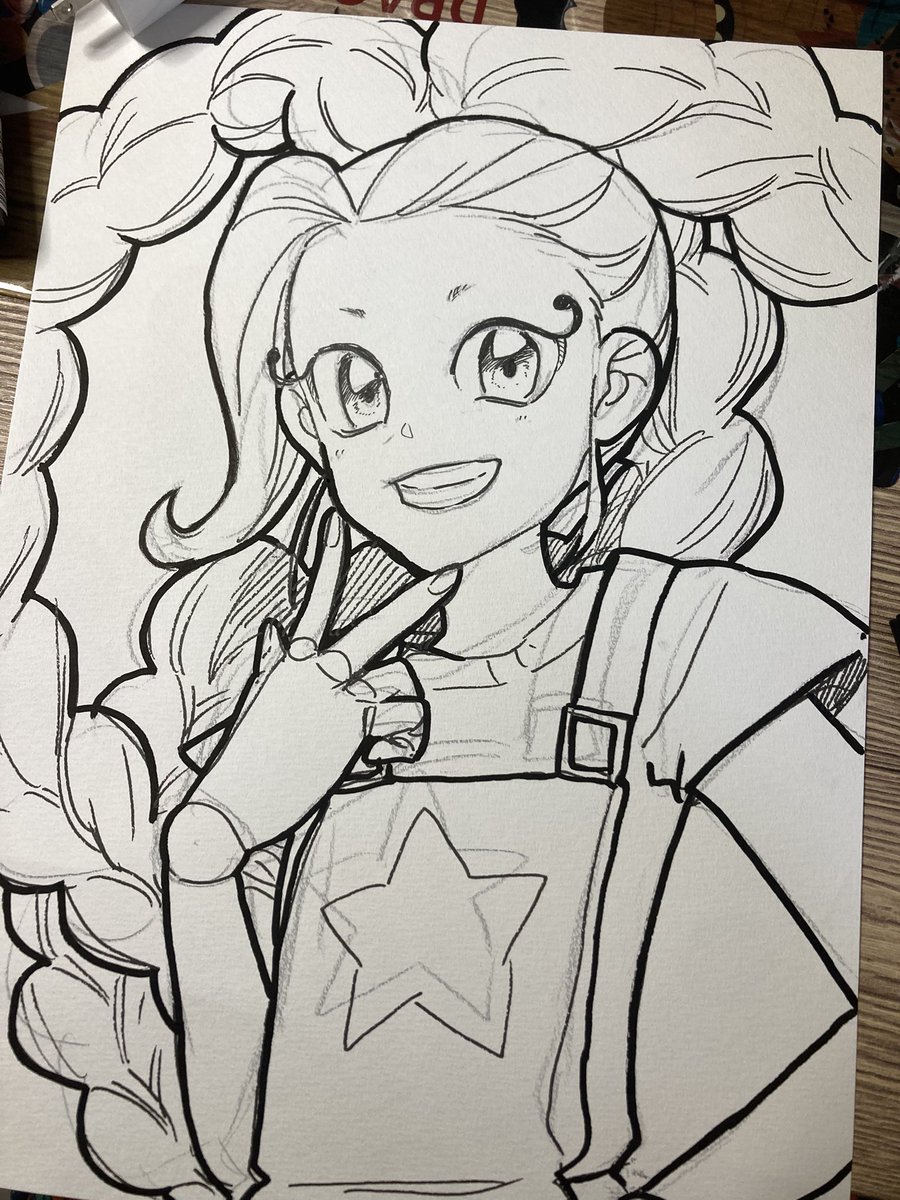 shirane512's tweet photo. ジャパニーズ・アニメの世界に迷いこだわりリリーラブブレイズ(の塗り絵) https://t.co/OLdcH0Ag1A