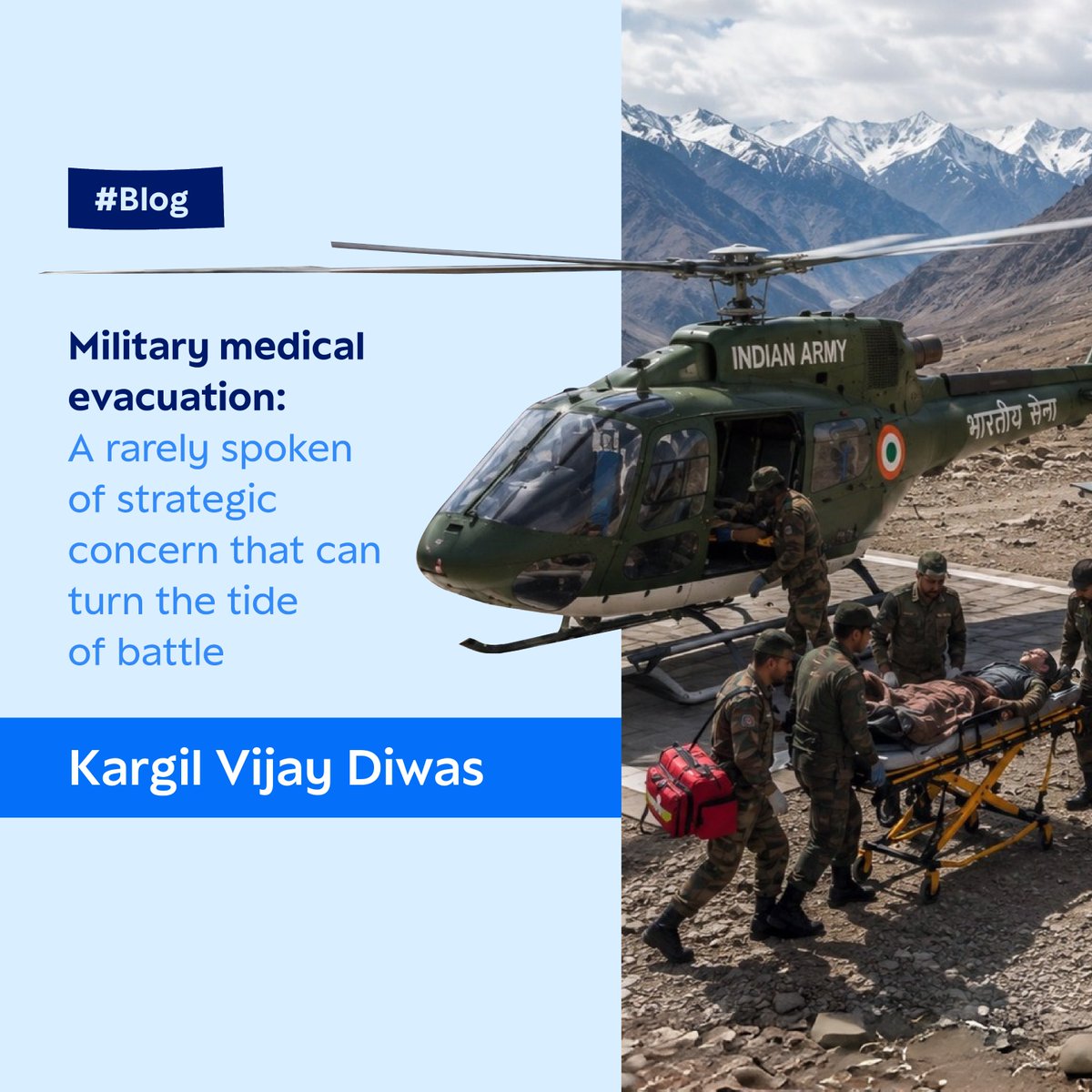 SagePubIndia's tweet photo. On #KargilVijayDiwas, we reflect not only on the significant strategic victory and the lives of the martyred, but also on the thousands of lives saved by effective #MEDEVAC strategies.

Read more about the future of #military medical evacuation: https://t.co/mreHTyMdg1 https://t.co/L9sD5TawB0