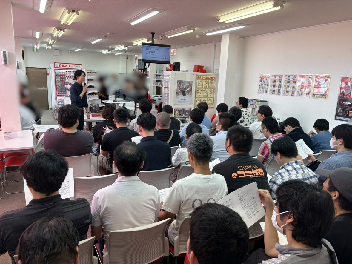 hareruya_takask's tweet photo. 【イベント情報】
#晴れる屋高崎店イベント情報

本日の
『【初心者歓迎】レガシー講習会』
開講しました📜🖋️

30名様以上のご参加ありがとうございます😆
そして講師を引き受けてくださった倉成様、誠にありがとうございます🙇

皆様、真剣な眼差しで受講中🎵
高崎店でレガシーを始めるなら今‼️ https://t.co/VL3Q4SWmAu