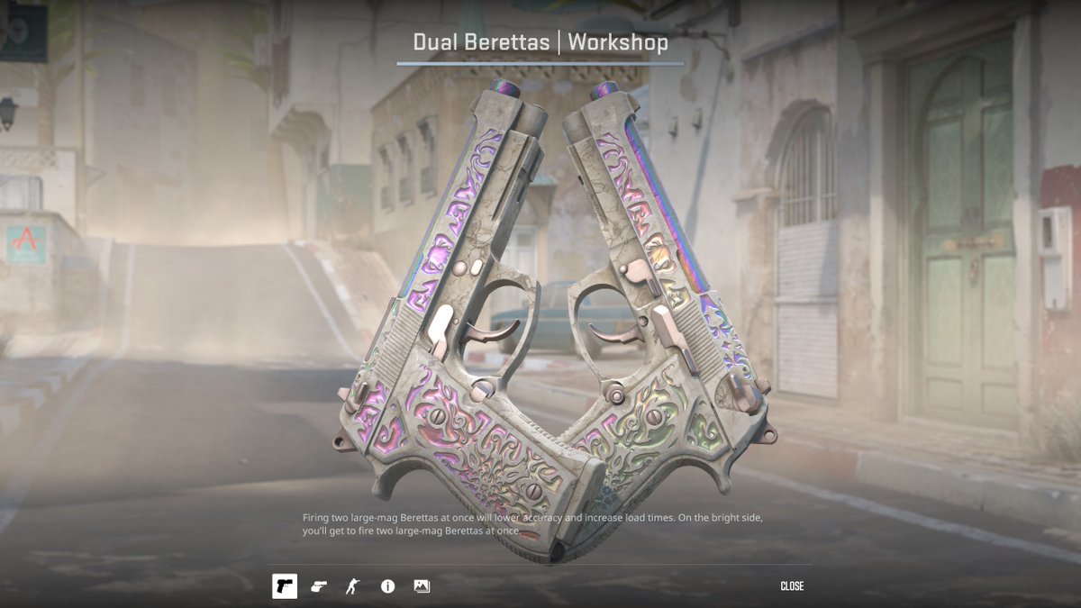 friendlycsss's tweet photo. Created a new skin for @CounterStrike 
🐲Fairy Tale Contest 🧚‍♀️

Dual Berettas | Symphony of Thorns [Holographic] 

plz vote here boss 😎
https://t.co/J1LfDpHPid https://t.co/CQiMjAtStO