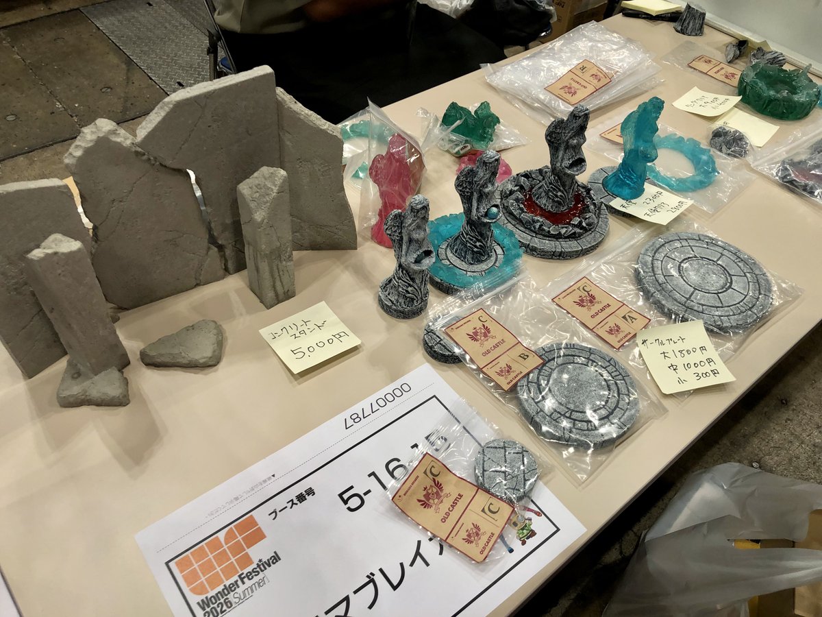 ジオラマブレーカーさんにもご挨拶する事が出来ました☺️ ウォールも2