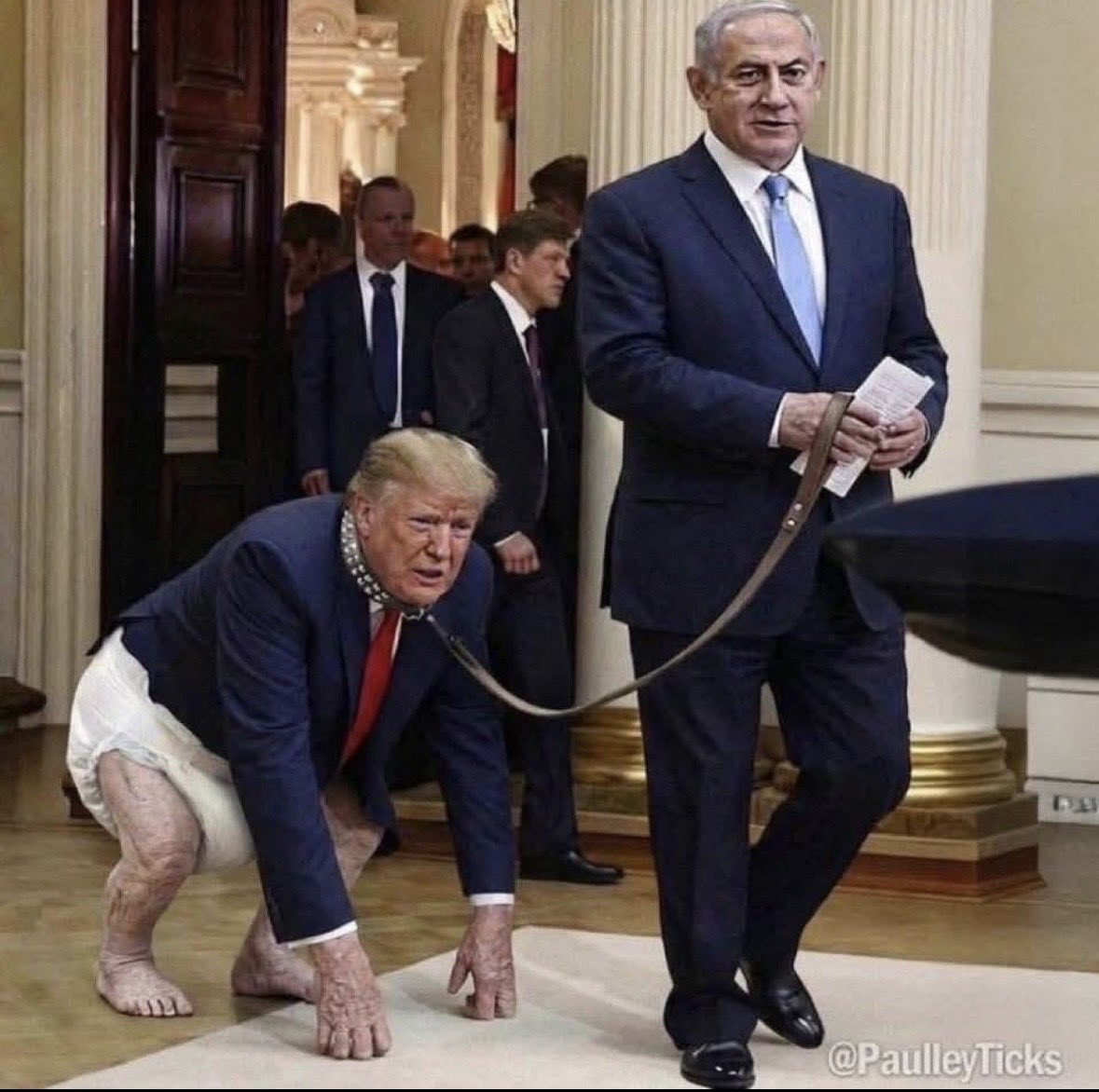 lolitaxpress's tweet photo. @xIsraelExposedx @senex_official Trump is a political prostitute slave &amp; Bibi is his pimp! Time to dump Trump! https://t.co/FT97jxp1Wm
