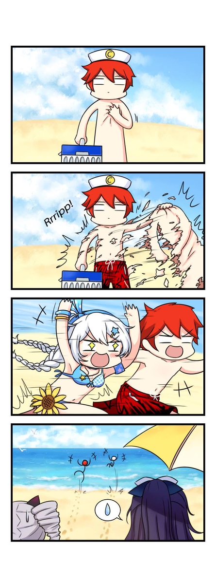 marisahonkai's tweet photo. It’s summer time captains, lets enjoy it with Kiana and Mei in bikinis 
#honkaiimpact3rd https://t.co/GjdnzJQ1vm