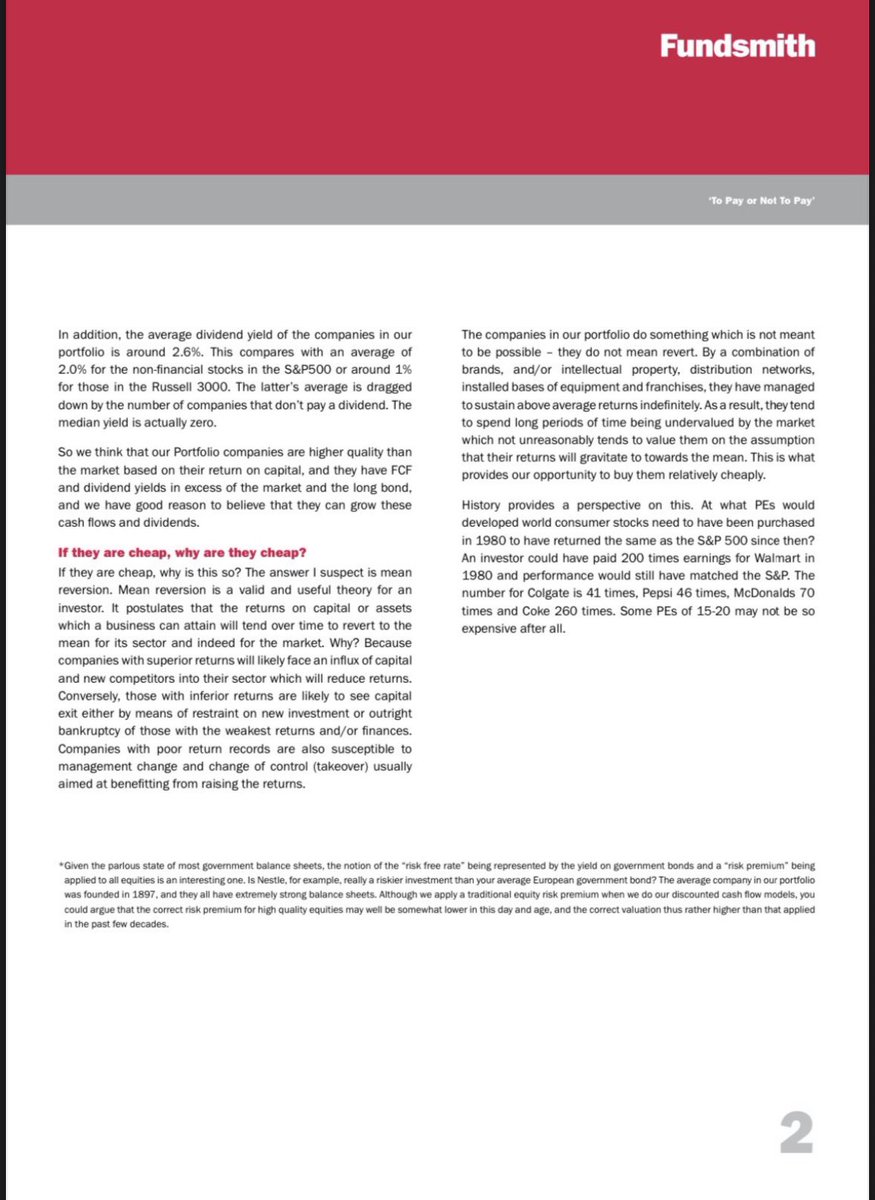 ReneSellmann's tweet photo. Terry Smith’s definition of a quality company 👇🏻

(Two pages to bookmark) https://t.co/cZeTer7lAq