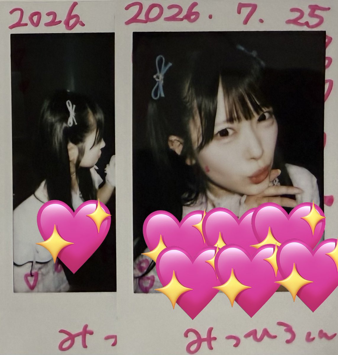 昨日のチェキ⑥です。 いつも可愛いももちゃん。 北海道連れて行った