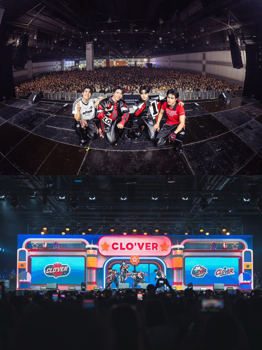 clo_ver_riser's tweet photo. CLO'VER at Monster Music Festival 2026😎🍀

📍Play Stage @ Queen Sirikit National Convention Center

#MonsterMusicFestival2026xCLO_VER
#MonsterMusicFestival2026_D1
#CLO_VER
#RISERMUSIC https://t.co/pqIHyxjBJs