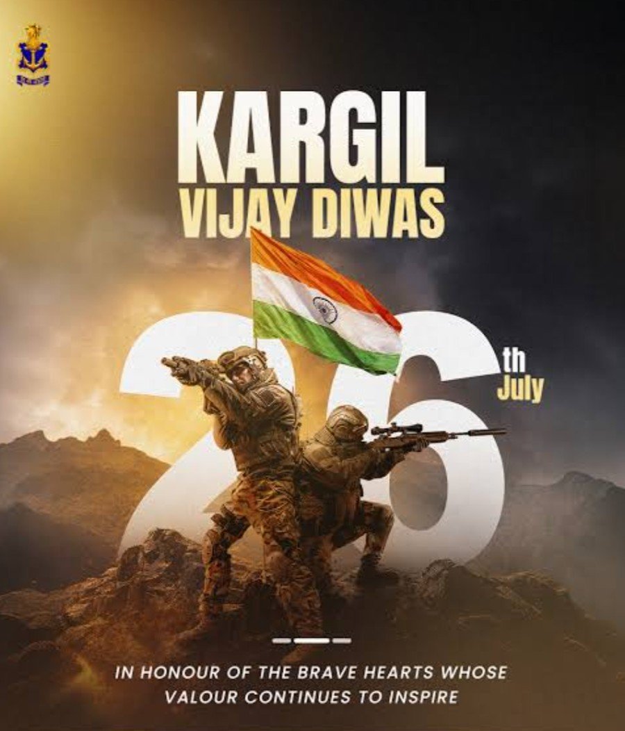Madhurj96830516's tweet photo. We bow our heads to the fearless soldiers who defended our motherland. Their sacrifice will never be forgotten.
 Jai Hind!
#KargilVijayDiwas 
#Bharat https://t.co/mMJEKgy8pq