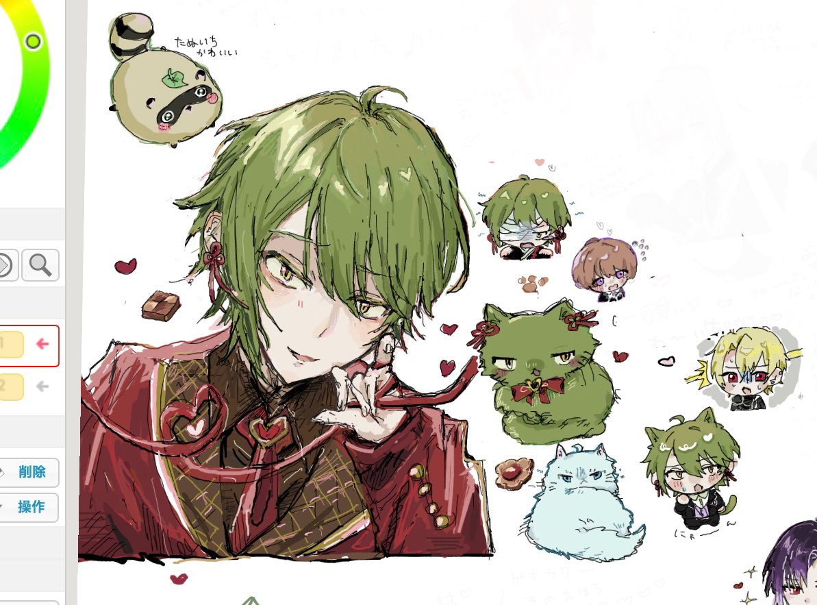 m8qnf5's tweet photo. 絵チャ🍵  #東ディバ絵札 https://t.co/DOw3L8Z81V