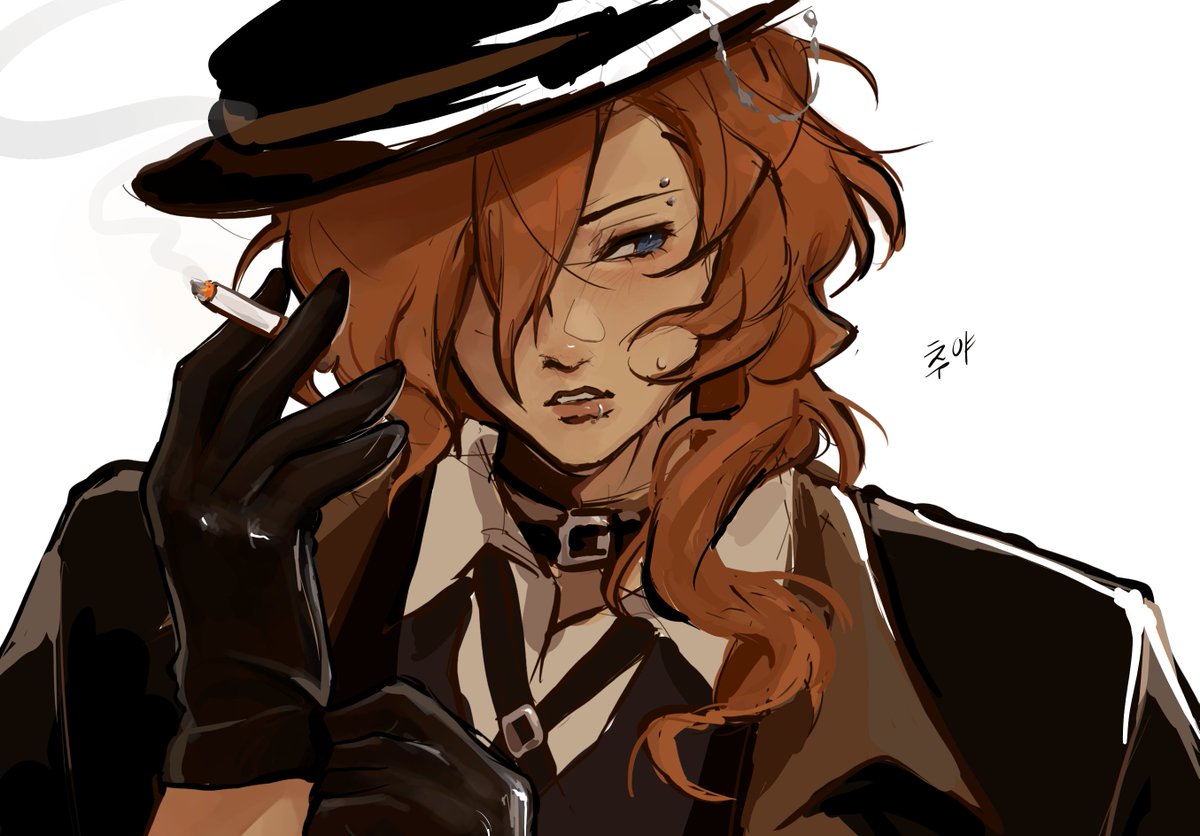 kyuusakuu's tweet photo. 🚬

#chuuya #bsd https://t.co/rh6CXQSRNV