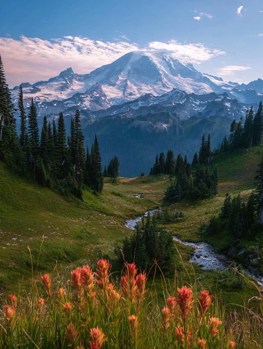 NaveedAnwar175's tweet photo. Majestic views of Mount Rainier. https://t.co/GJOvMERJ9K