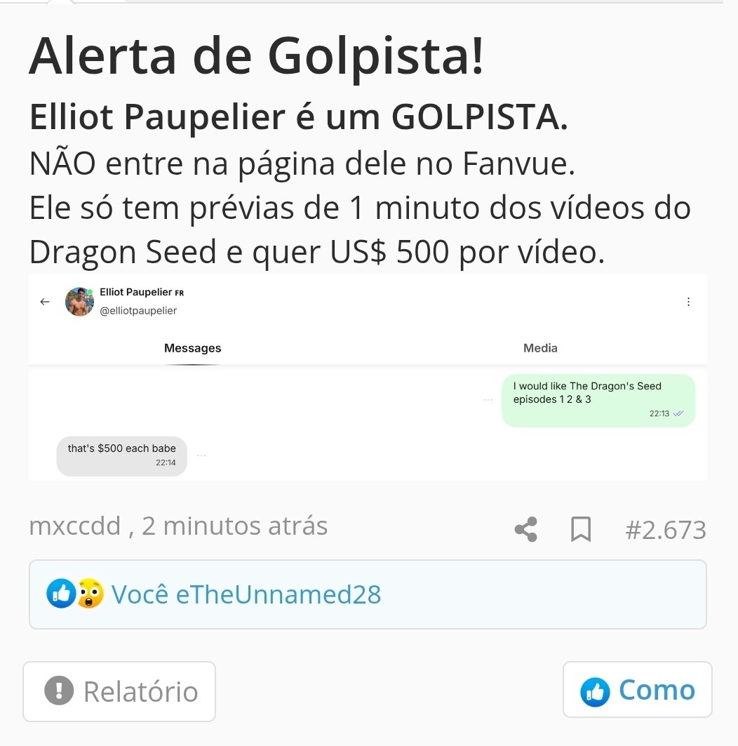 Riazinho3's tweet photo. @elliotpaupelier Esse é o valor do PPV https://t.co/PnmKQjeYJM