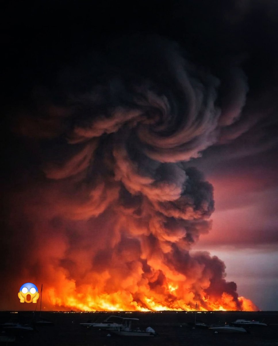 PNerval's tweet photo. Incendie catastrophique en Gironde 
2026 https://t.co/E8vcaXHSWE