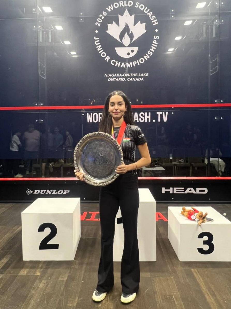 India_AllSports's tweet photo. List of Indian World Junior Squash Champions 🇮🇳 

𝟐𝟎𝟐𝟔: 𝐀𝐧𝐚𝐡𝐚𝐭 𝐒𝐢𝐧𝐠𝐡 🏆 

END OF THE LIST! 

#Squash https://t.co/UgSLpiSsaz
