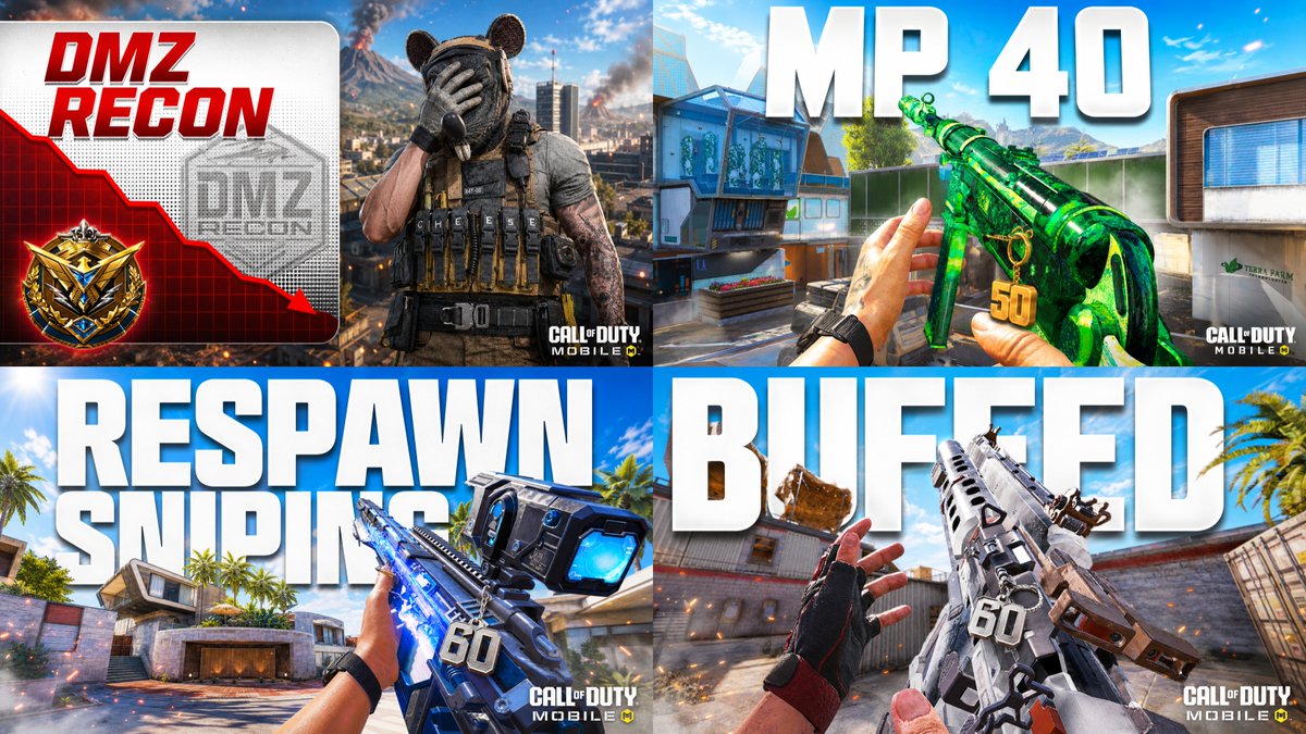 txuruss's tweet photo. Thumbnails I designed with a strong weapon focus, cinematic lighting, and mobile readability.
Which one stands out most?
#CODMobile #cod https://t.co/xXgZXl2It1
