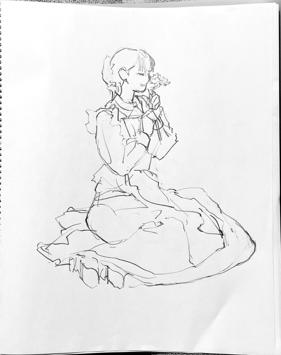 nitro0516's tweet photo. #メイドクロッキー会

2回目の参加でした〜
せんすさんのヤンキー座りよかったです https://t.co/VTicS9ZB4A