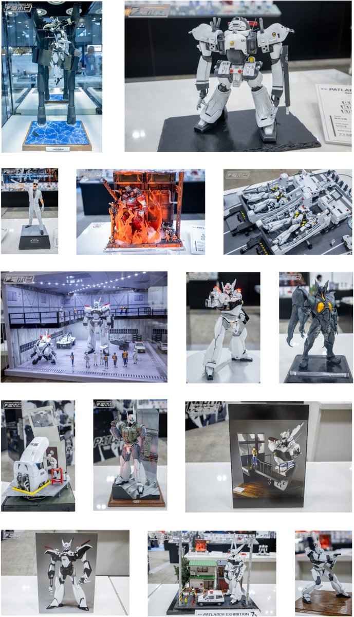 hobby_magazine's tweet photo. パトレイバーエキシビジョン In ワンダーフェスティバル2026夏

https://t.co/jHwN5s43hi

プロモデラーの作例や「第1回パトレイバーエキシビジョン」の受賞作品が多数���示

#WF2026S #ワンフェス https://t.co/jtQPupRmAw