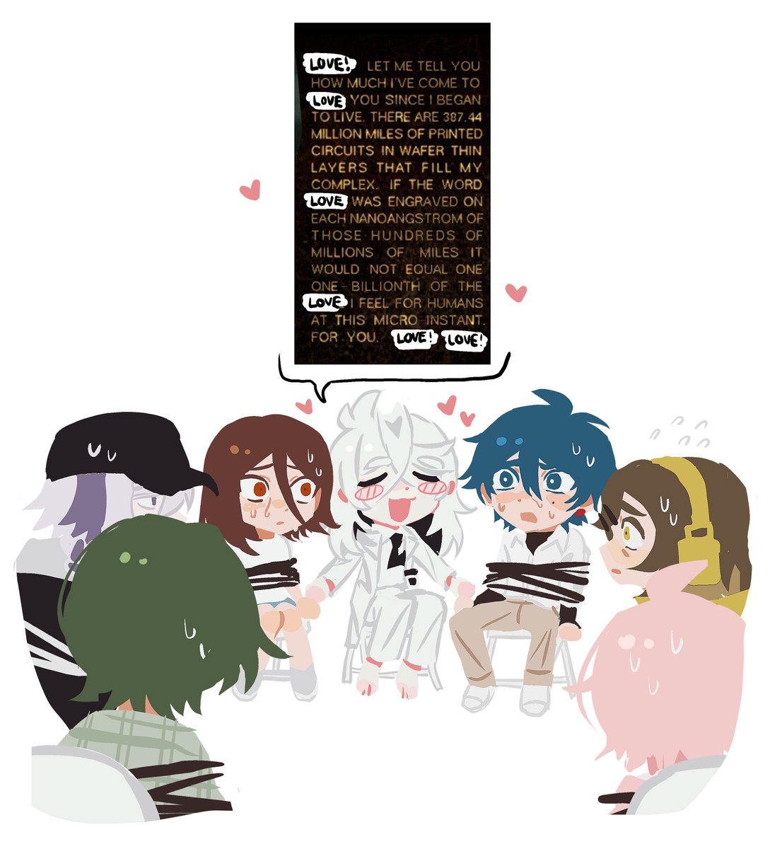 yuja1227's tweet photo. oc 
he’s kinda like AM but… a little different https://t.co/ZVphBexYNZ