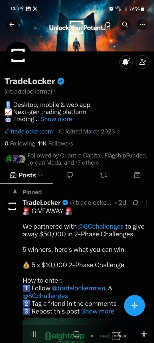 Stoploss_master's tweet photo. @tradelockermain @8Cchallenges @Stoic_Trader21 
@ICT_Trader16 

All Tasks are Done ✅ Thanks https://t.co/1eg6J64Mnh