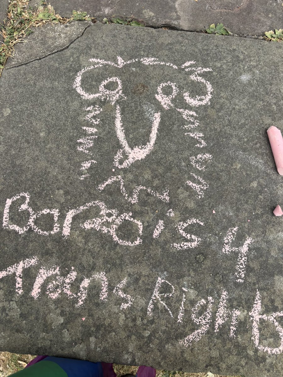 borzoingit's tweet photo. had fun with chalk at pride yesterday:3 https://t.co/HzGgnmoUEq