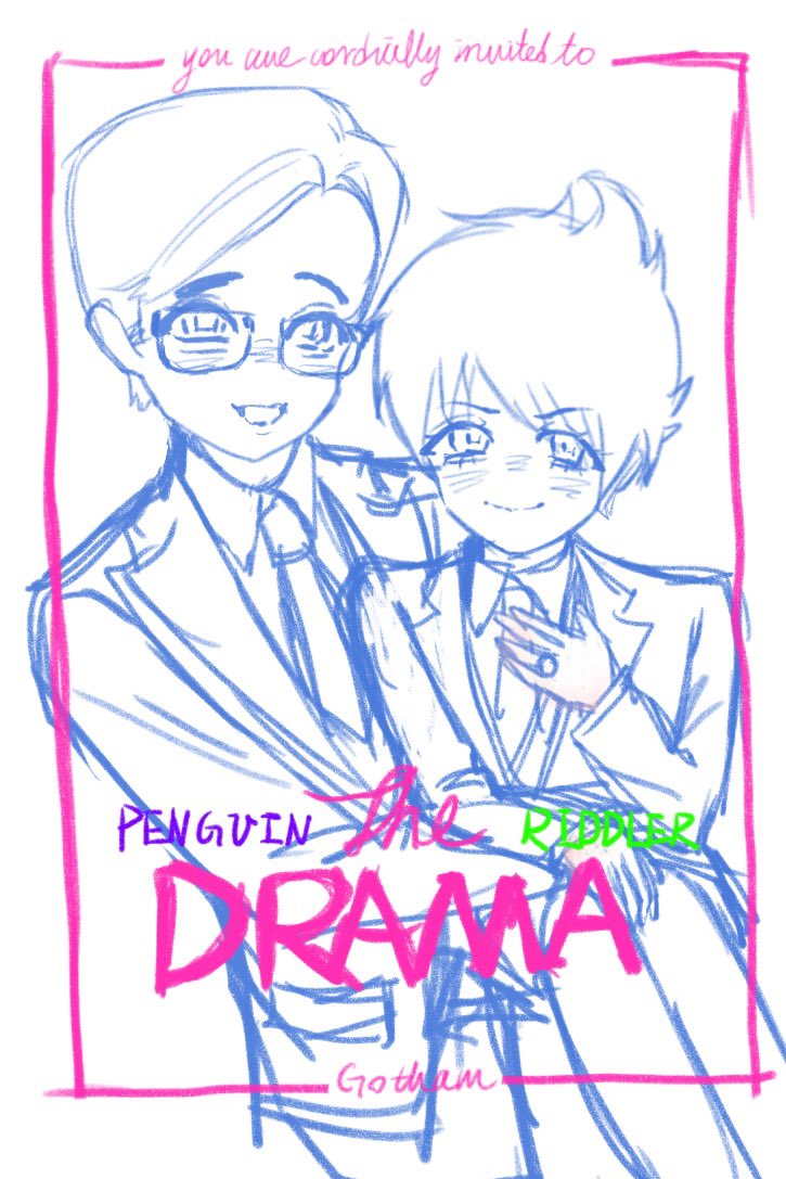 asidunwer75603's tweet photo. 我今年很喜欢的两部电影
#nygmobblepot #riddlebird #thedrama #obsession https://t.co/e2is2aZZko