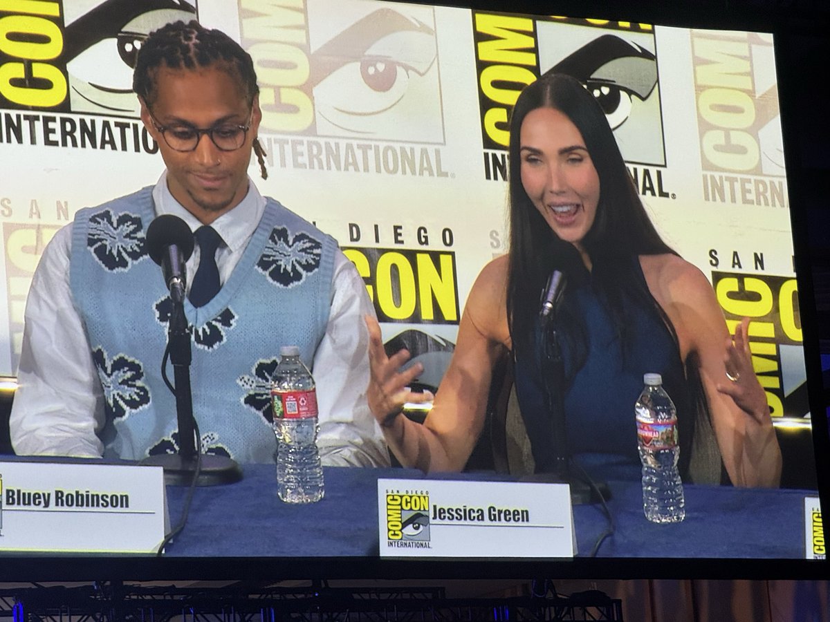 Mcylyck's tweet photo. #SDCC2026 #TheLibrarians panel showed several clips from season 2. #DominicMonaghan will be playing Merlin and there will be a dragon. @cinemasentries https://t.co/5kO3MQ81UY
