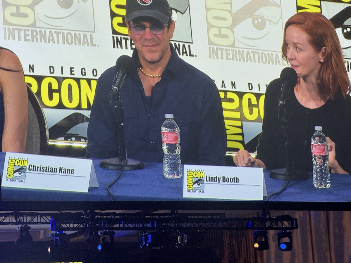 Mcylyck's tweet photo. #SDCC2026 #TheLibrarians panel showed several clips from season 2. #DominicMonaghan will be playing Merlin and there will be a dragon. @cinemasentries https://t.co/5kO3MQ81UY